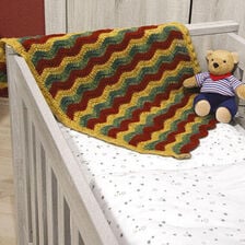 X-Coperta per neonato all’uncinetto