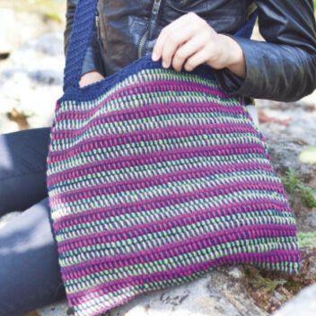 X-Borsa all’uncinetto tunisino