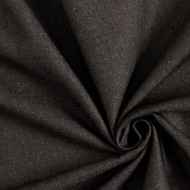 Denim in cotone pesante – nero,  image number 1