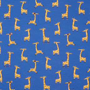 jersey di cotone Giraffe sportive – blu reale, 