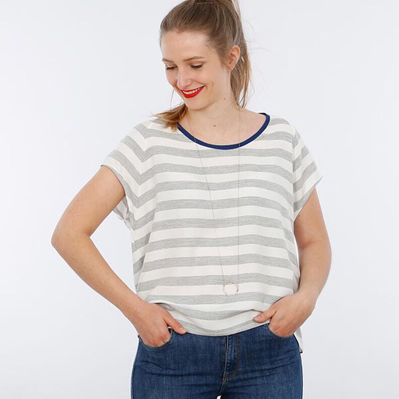 FRAU MIA - blusa ampia con maniche raglan, Studio Schnittreif | XS - XL,  image number 3