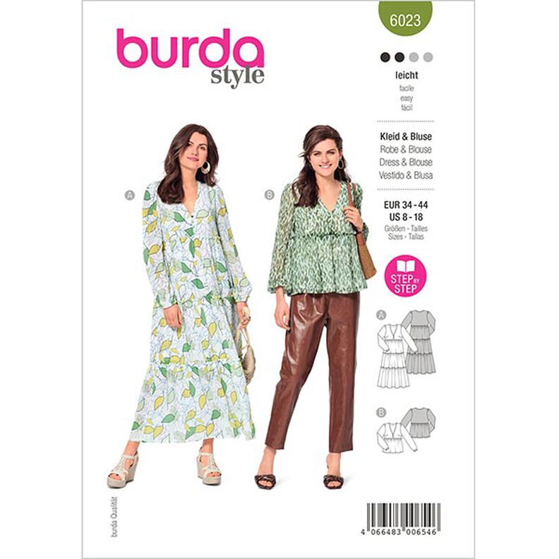 abito / blusa,Burda 6023 | 34 - 44,  image number 1