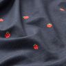 jersey di cotone Fragole con aspetto jeans stampa digitale – grigio blu/rosso fuoco,  thumbnail number 2