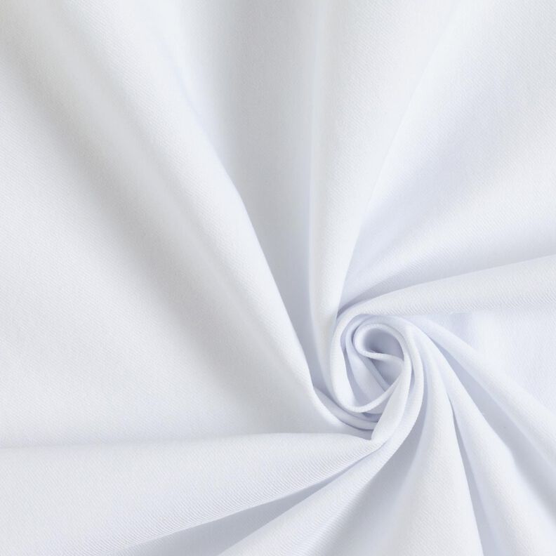 Denim stretch in misto cotone medio – bianco,  image number 1