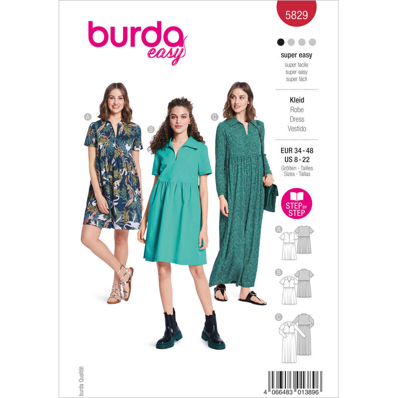 Vestito | Burda 5829 | 34-48,  image number 1