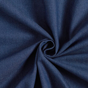 Denim in cotone elasticizzato medio – blu marino, 