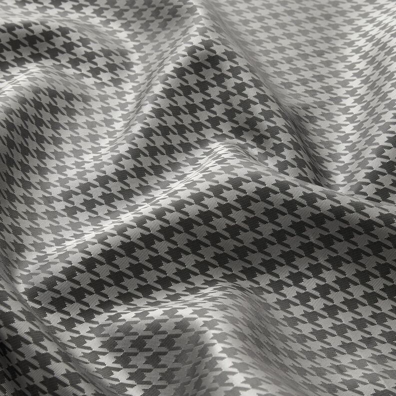 tessuto per fodere Jacquard Pied de poule – grigio chiaro/grigio scuro,  image number 2