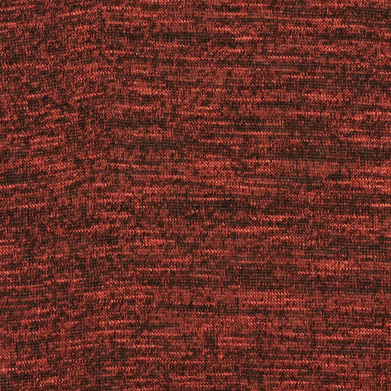 Tessuto in maglia fine mélange – rosso borgogna,  image number 1