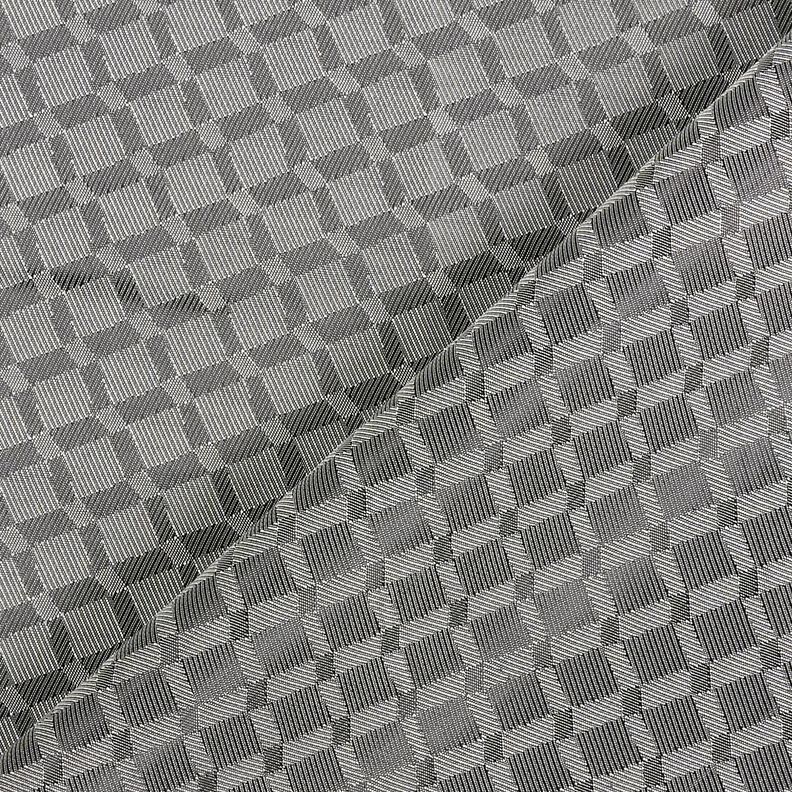 tessuto per fodere Jacquard Rombi – grigio,  image number 4