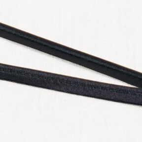 Satin Filetto sbieco [10 mm] – nero, 