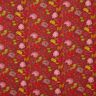 Tessuto di viscosa Fiori paisley – rosso carminio/rosso fuoco,  thumbnail number 1