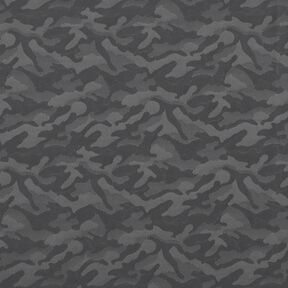 tessuto per fodere Jacquard Camouflage – grigio scuro, 