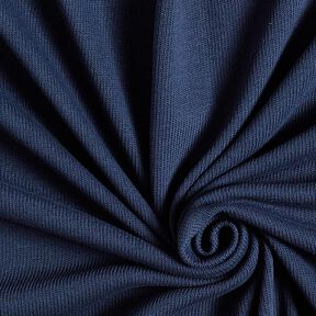 tessuto in maglia di cotone – blu marino, 