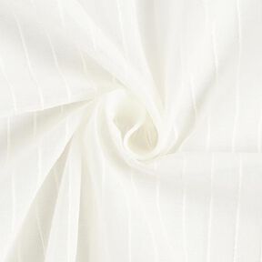 tessuto per tende, righe larghe, filato fantasia, 300 cm – bianco, 