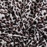 jersey di viscosa Stampa leopardata piccola – cioccolato/grigio argento,  thumbnail number 3