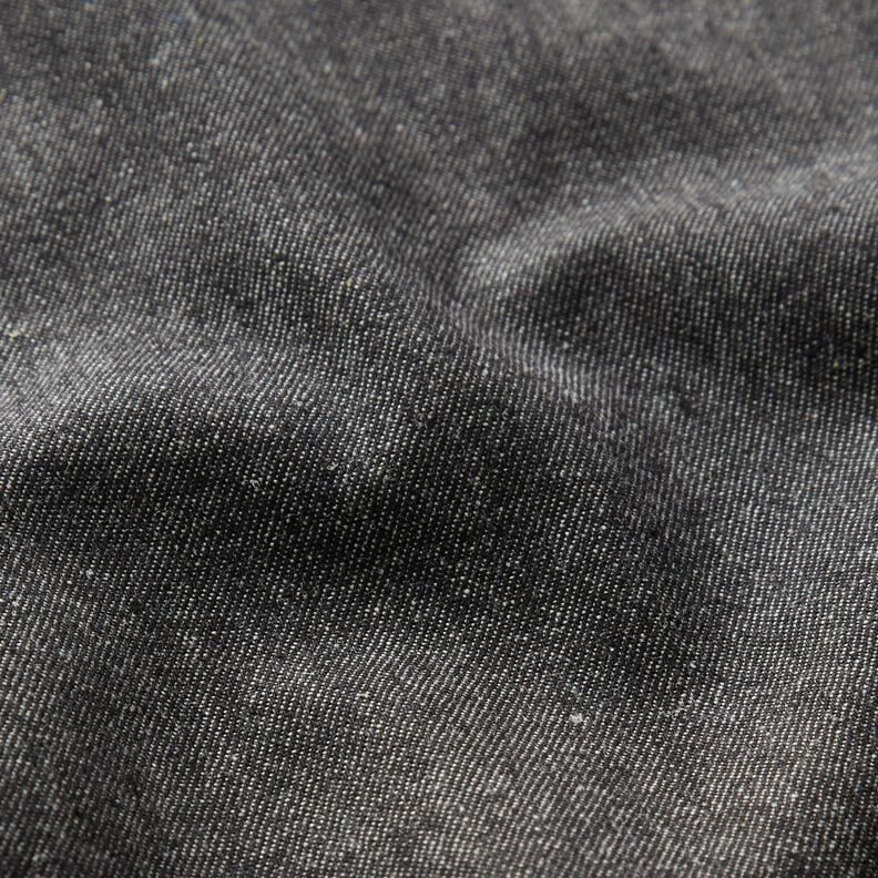 Denim in cotone medio – nero,  image number 2