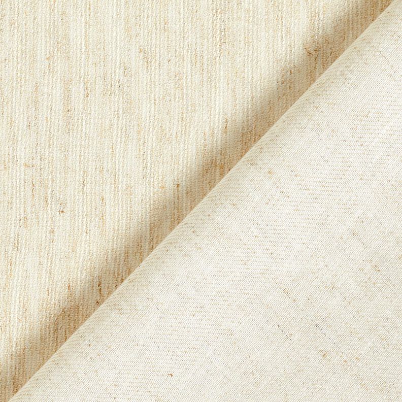 Twill di lino-viscosa – naturale,  image number 4