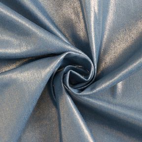 Denim elasticizzato Metallic – colore blu jeans/argento effetto metallizzato, 