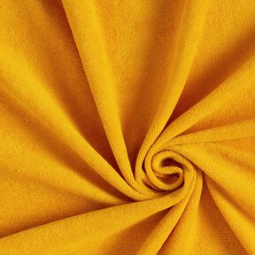 tessuto in spugna stretch tinta unita – giallo curry, 