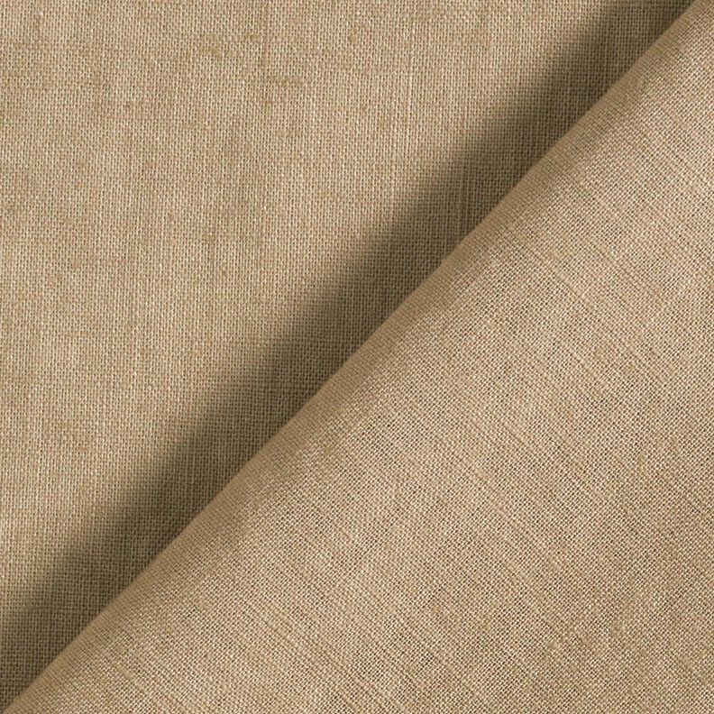 Leggero misto lino prelavato – beige scuro,  image number 4