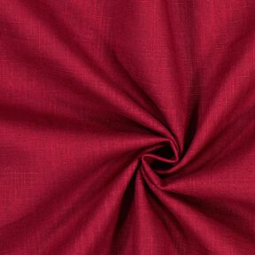 Tessuto di lino misto Ramie medio – rosso scuro, 