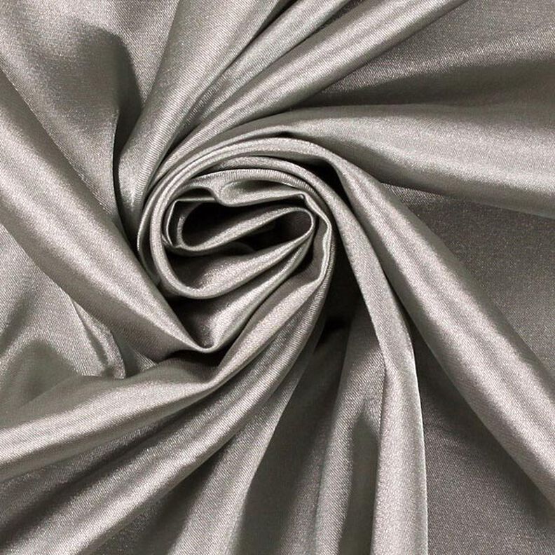 Stretch Satin – argent metallica,  image number 2