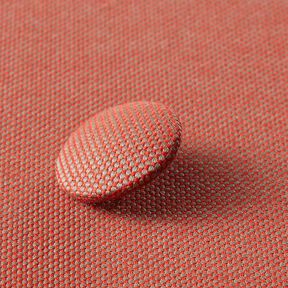 bottone rivestito - tessuto arredo da esterni Agora Panama - rosso, 