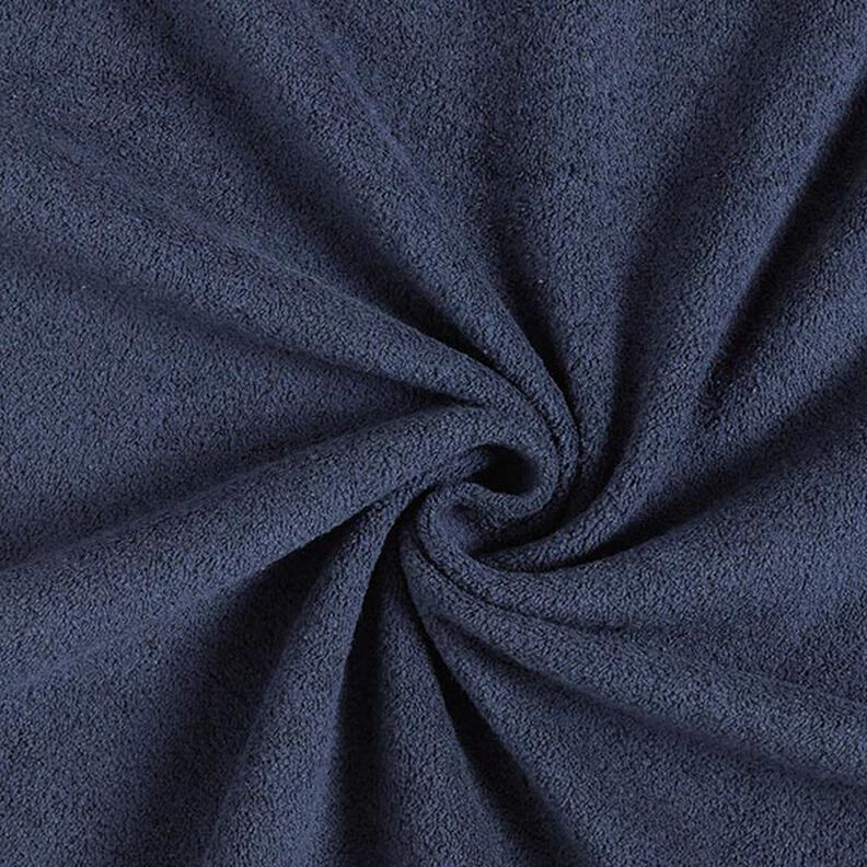 cotone Felpa Terry Fleece – blu marino,  image number 1