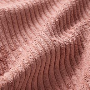 tessuto da tappezzeria Morbido velluto a coste – rosa anticato, 
