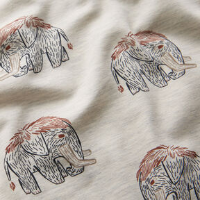 jersey di cotone Mammut – bianco lana, 