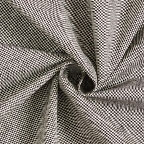 tessuto arredo, mezzo panama chambray, riciclato – nero/bianco, 
