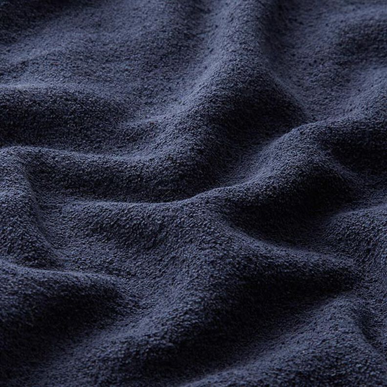 cotone Felpa Terry Fleece – blu marino,  image number 2