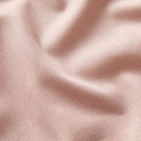 tessuto in cotone cretonne tinta unita – rosa antico chiaro, 
