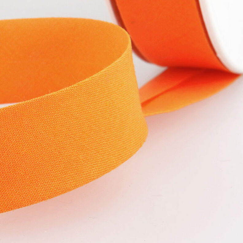 Nastro in sbieco Polycotton [20 mm] – arancione,  image number 2