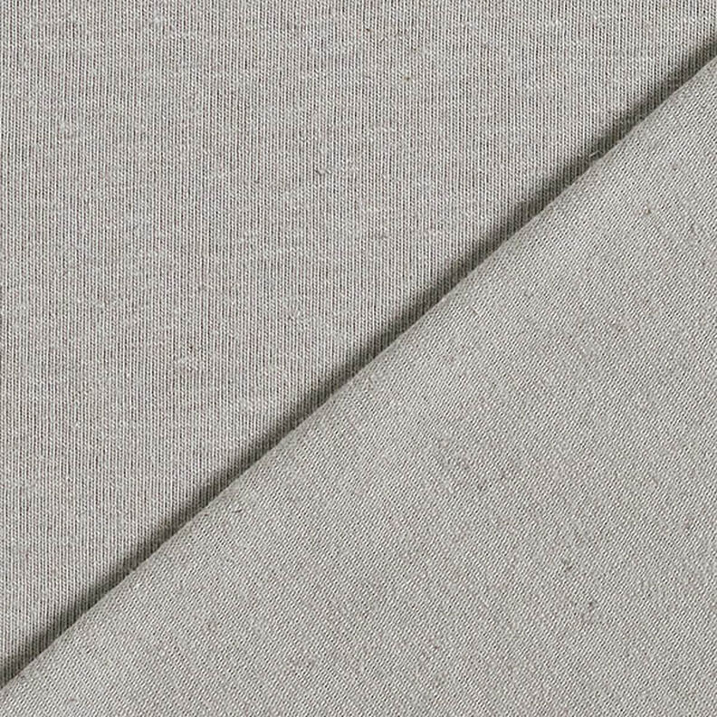 jersey misto lino-cotone, tinta unita – grigio,  image number 3