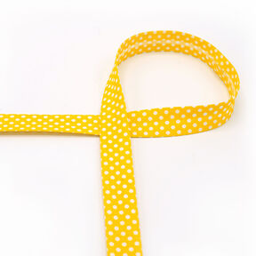 Nastro in sbieco pois [18 mm] – giallo sole, 