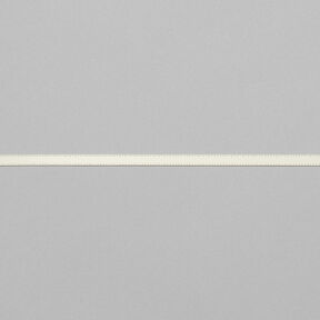 Nastro in satin [3 mm] – bianco lana, 