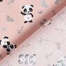 tessuto in cotone cretonne panda coccolone – rosa,  thumbnail number 4