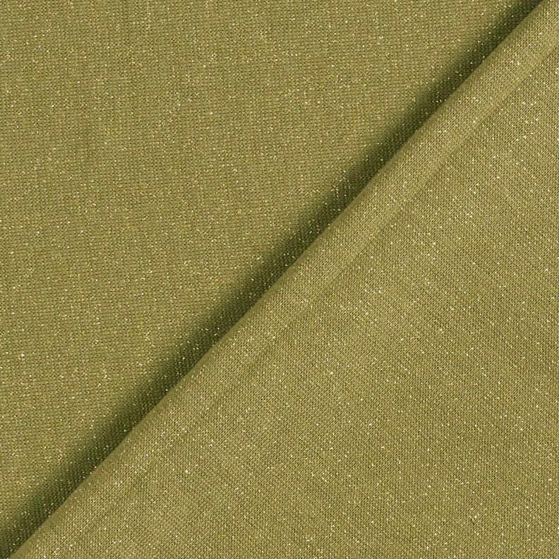 Polsini glitterati in tessuto tubolare – verde oliva/oro effetto metallizzato,  image number 3