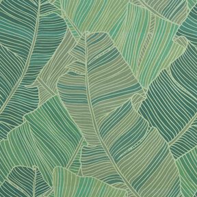 tessuti da esterni tessuti canvas linee di foglie – verde, 