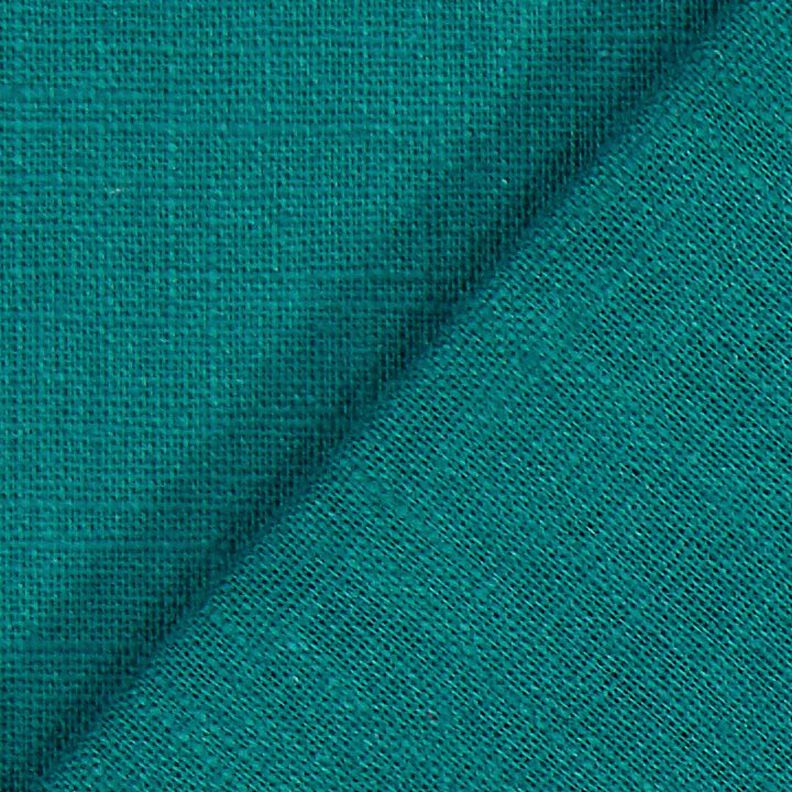 Tessuto di lino misto Ramie medio – abete blu,  image number 4