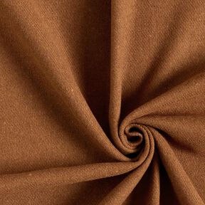Tessuto per cappotti misto lana, tinta unita – marrone | Resto 90cm, 