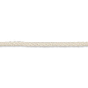 Cordoncino in cotone [Ø 5 mm] – bianco lana, 