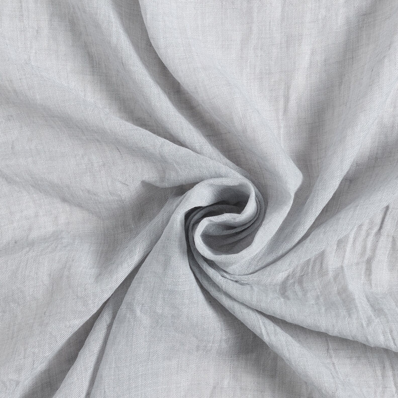 Voile Melange effetto stropicciato – grigio argento,  image number 4