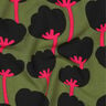 Lenzing Ecovero™ Poppies | Nerida Hansen – verde oliva/nero,  thumbnail number 2