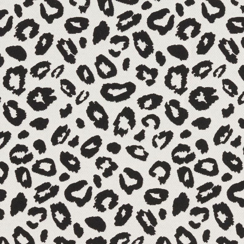 tessuto arredo Jacquard Motivo leopardato – avorio/nero,  image number 1