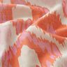 Voile di cotone effetto ikat – beige/arancione,  thumbnail number 2