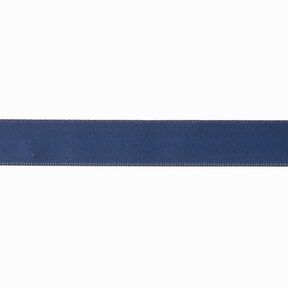 Nastro in satin [15 mm] – blu marino, 