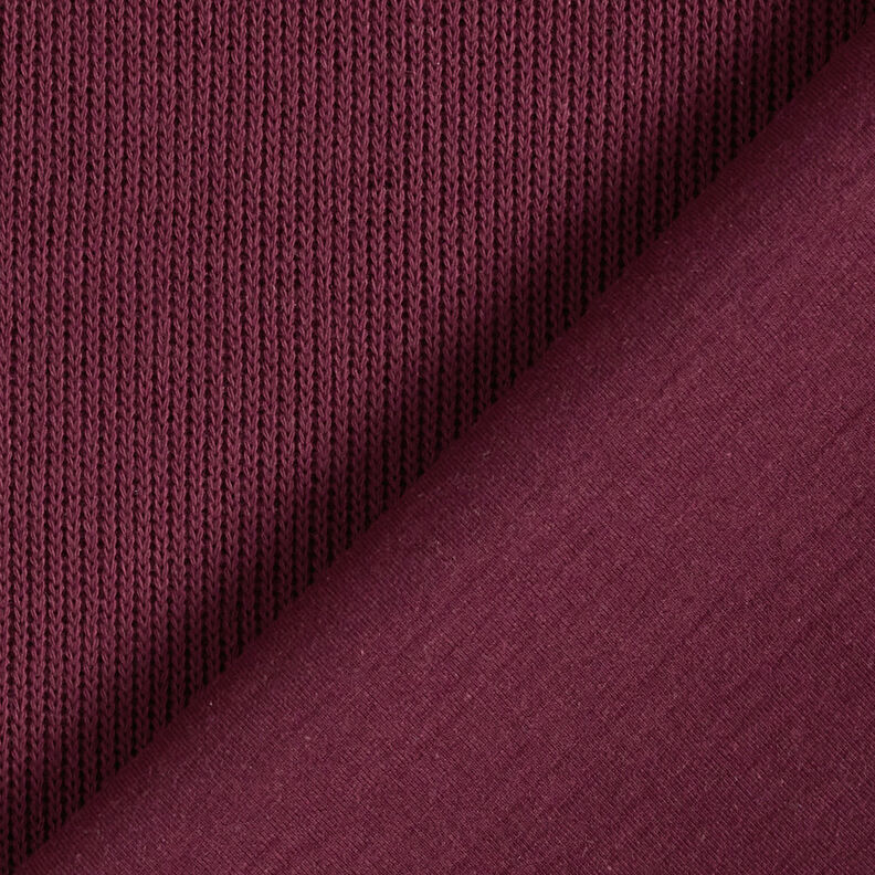 Interlock maglia – rosso merlot,  image number 3