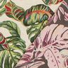 jacquard gobelin palma Monstera – verde/rosso,  thumbnail number 4